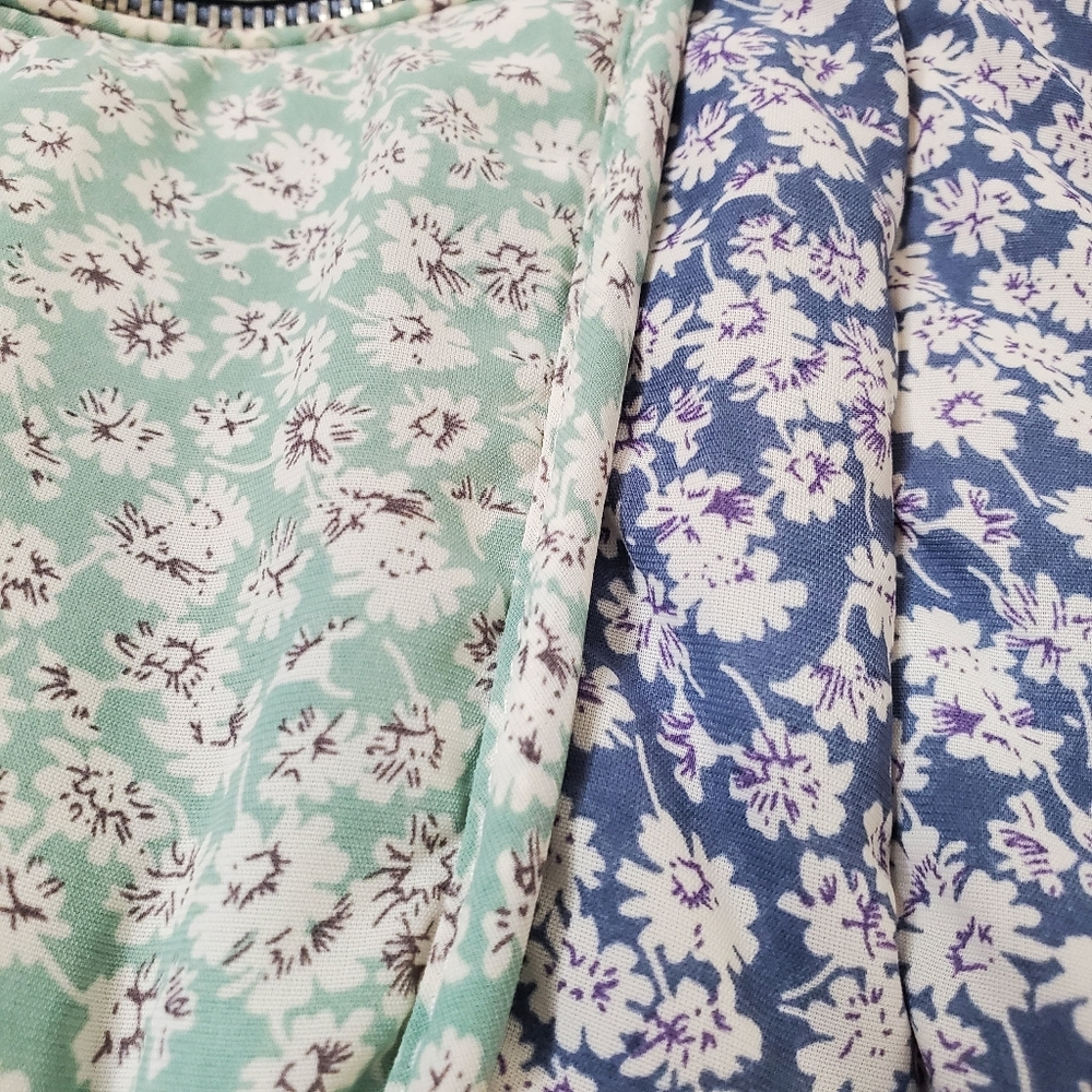 Blank NYC Summer Romance Jacket Size XS Patchwork Floral - Picture 8 of 16